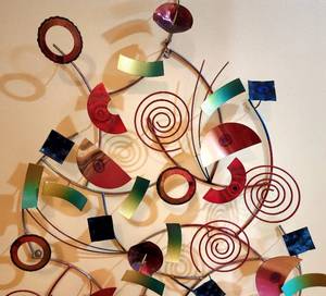 lot 230 image: Metal Retro Wall Decor