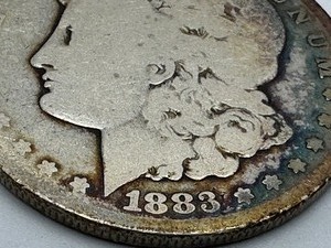 lot 220A image: 1883 - CC United States Morgan Silver Dollar Coin