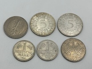 lot 204A image: Six Assorted Vintage German Coins