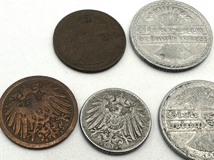 lot 197 image: Seven Antique German Coins