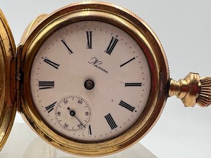 lot 278 image: Wassau 14k Vintage Pocket Watch