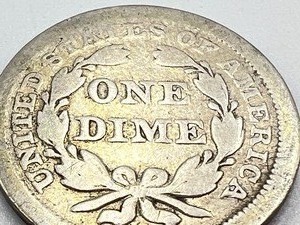 lot 159 image: 1856 Seated Liberty Dime
