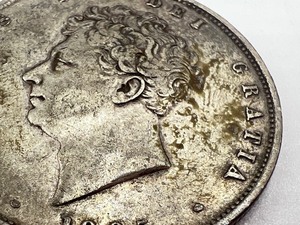 lot 25A image: 1825 George in Half Crown Silver Coin
