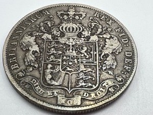 lot 8B image: 1826 George IV Half Crown Coin