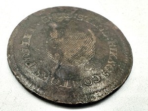 lot 285A image: 1799  Sweden Half Skilling Coin