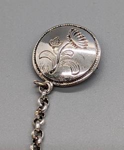 lot 301 image: Vintage Sterling 830 Sweater Pins