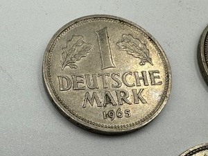 lot 327 image: (3) Vintage German Mark Coins