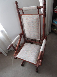 lot 1 image: Victorian Platform Rocker