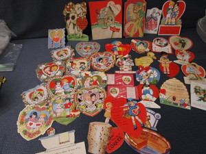 lot 75 image: Antique Valentines