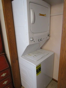lot 24 image: GE Stacking Washer & Dryer