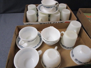 lot 148 image: Corelle Cups, Pyrex Mugs