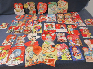 lot 164 image: Vintage Valentines