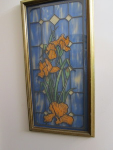 lot 165 image: Iris Framed Art