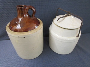 lot 203 image: Shoulder Jug, Canning Jar