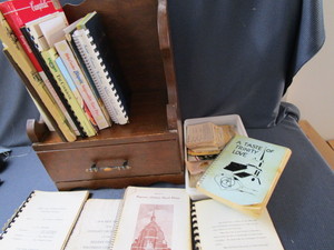 lot 197 image: Cook Books & Stand