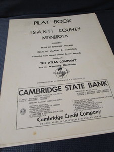 lot 210 image: Isanti Co Plat Map Pages - 1956