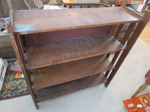lot 230 image: Oak Bookcase
