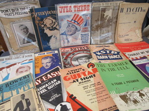 lot 239 image: Vintage Sheet Music