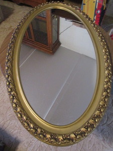 lot 275 image: Oval Mirror