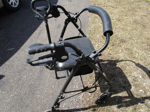 lot 311 image: Folding Walker & Cane