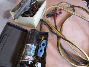 lot 331 image: Cables, Torch, Tools
