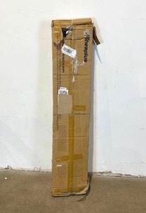 lot 40 image: Aheaplus Black Wood Tree Shaped Bookshelf Storage with 13 Compartments