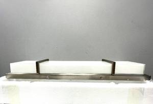 lot 114 image: Brushed Nickel Wall Mount Vanity Light