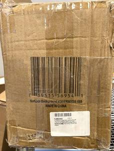 lot 121 image: Yesker Softbox Photography Lighting Kit and 8.5 x 10 ft. Photo Backdrop Stand with 6 x 9 ft Green Screen and 85W 5500k Daylight Studio Light Bulbs
