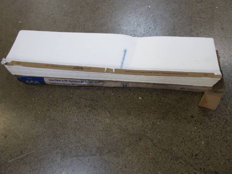 lot 164 image: AprilAire 401 Replacement Furnace Filter for AprilAire 2400, Space-Gard 2400 Whole-House Air Purifiers - MERV 10, 16x25x6 Air Filter (OPEN BOX)
