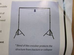 lot 710 image: Julius Studio JSAG283 Photo Studio Background Support System Kit (OPEN BOX)