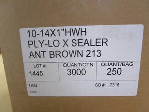 lot 720 image: HWH Ply-Lox Sealer Hex Head Screw 10-14 x 1 in Brown (QUANTITY 3000)