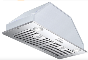 lot 734 image: EALLMALL Range Hood Insert 36 Inch, 700 CFM Range Hood Insert, DuctedDuctless Convertible Vent Hood Insert, Stainless Steel Range Hood 36 Inch, Ultra-quiet Insert Range Hood, Hood Range Insert, FC-36