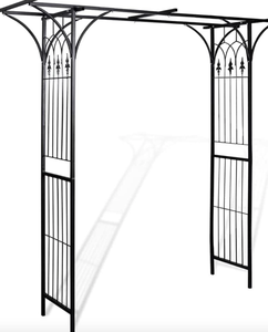lot 789 image: vidaXL Garden Arch 78.7 in x 20.5 in x 80.3 in (OPEN BOX)