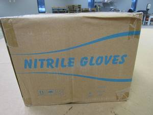 lot 772 image: Nitrile Disposable Gloves Size L (BOX OF 1000)