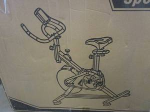 lot 851 image: Sports Exercise Bike in Black (OPEN BOX0