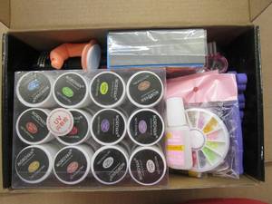 lot 868 image: Morovan Acrylic Nail Kit - for Beginners Acrylic Nail Supplies Gel Nail Polish Kit (SEE PHOTOS)