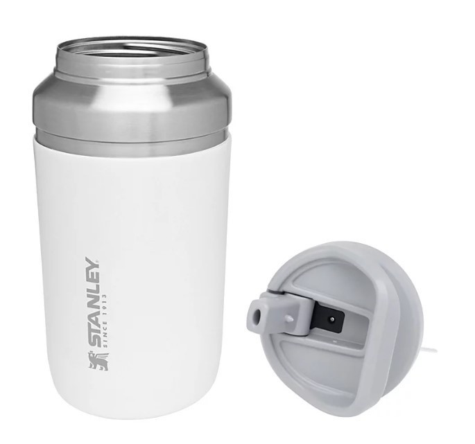 lot 567 image: NEW Stanley GO Flip Straw Jug - 64 oz. - White