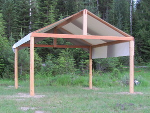 lot 467 image: NEW Vinyl Remnant - 55 oz. 4 x 8 GrayWhite Vinyl tarp - Super Heavy Duty - Dirty