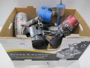 lot 489 image: Lot of USED AS-IS Power Tools - 4 Nailers