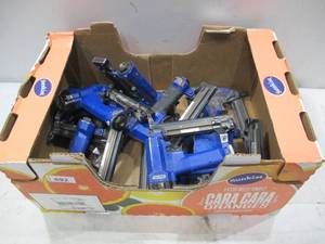 lot 492 image: Lot of USED AS-IS Power Tools - 11 StaplersNailers