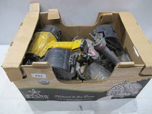 lot 493 image: Lot of USED AS-IS Power Tools - 4 Nailers