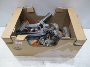 lot 498 image: Lot of USED AS-IS Power Tools - Mix of 6 Tools
