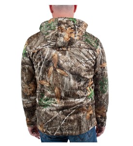 lot 509 image: NEW Habit Mens Iron Rock Hooded Sherpa Shell Jacket - Real Tree Timber  Magnet - 2XL