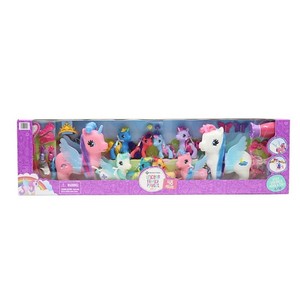 lot 516 image: NEW Members Mark Unicorn Family Play Set - 48 Piece Set