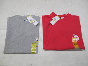 lot 420 image: NEW Pair of WOMENS Short Sleeve Minnesota Vikings T-Shirts - Gray and Pink - MEDIUM