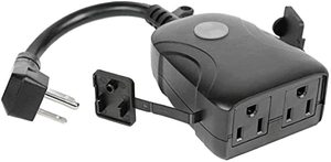 lot 457 image: Feit Wi-Fi Dual Outlet Outdoor Smart Plug 2-pack