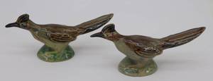 Pair of Rosemeade Road Runner Pepper Shakers