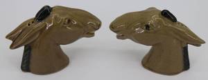 Rosemeade Donkey Head Salt & Pepper Shakers