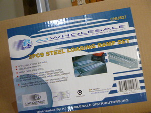 AJ Wholesale Steel Loading Ramp Set