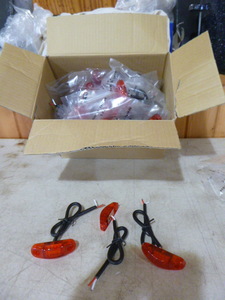 Case of Peterson Manufacturing Red Mark Lights